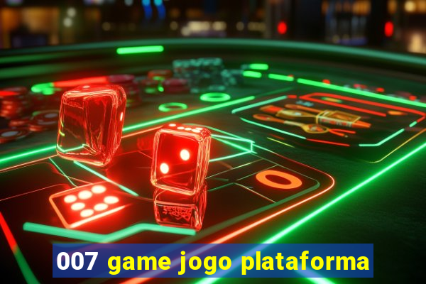 007 game jogo plataforma